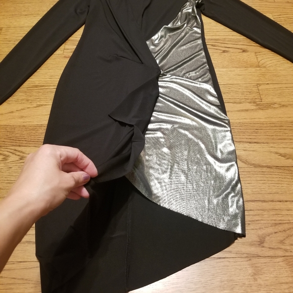 Zara asymmetric long sleeve dress - Picture 5 of 10